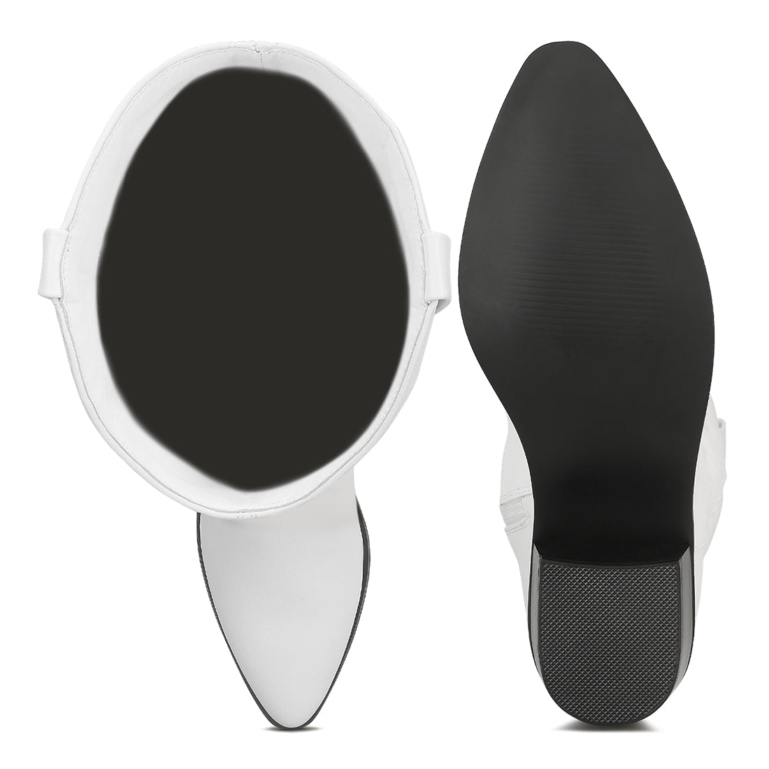 reyes patchwork studded cowboy boots#color_white