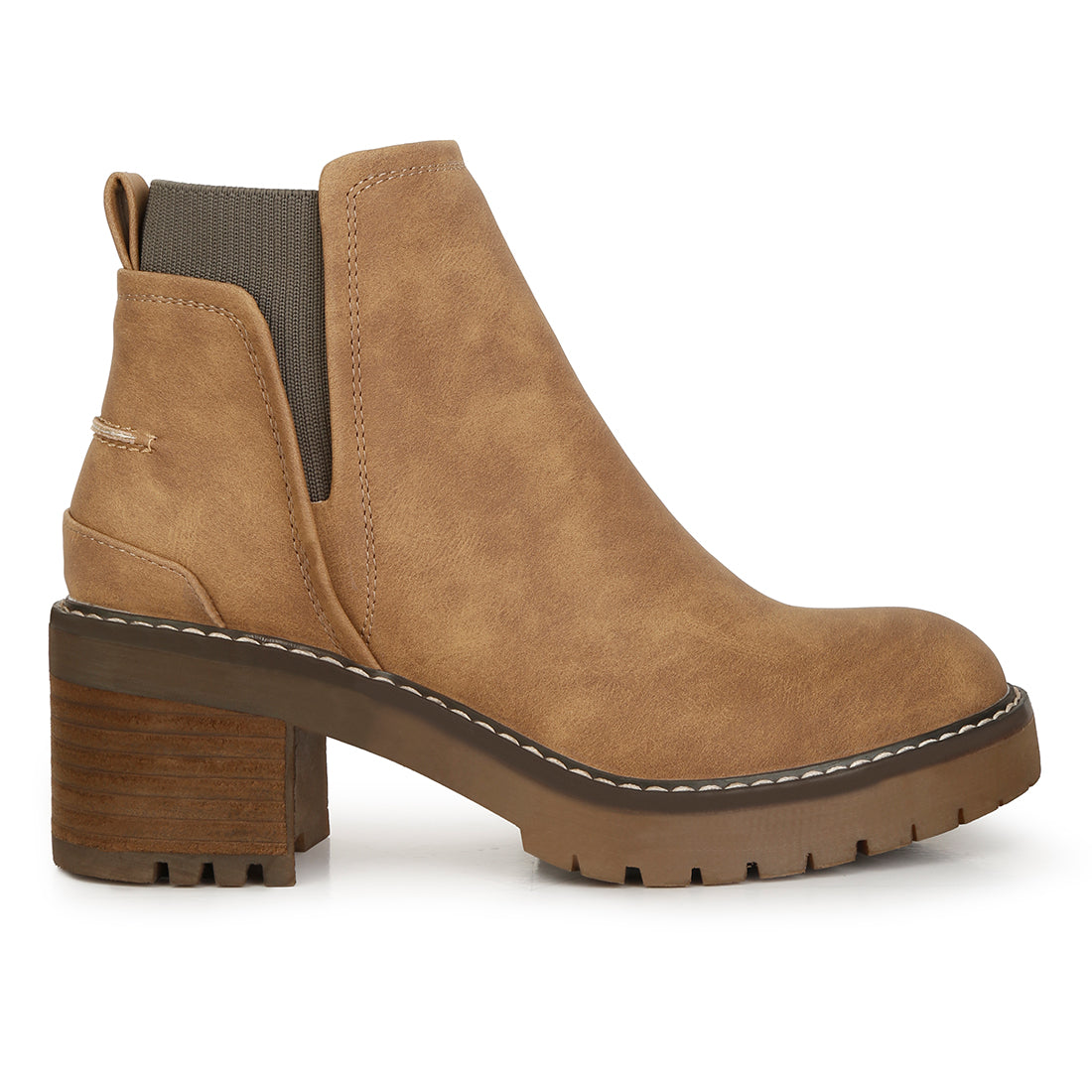 Chunky Heel Ankle Boots