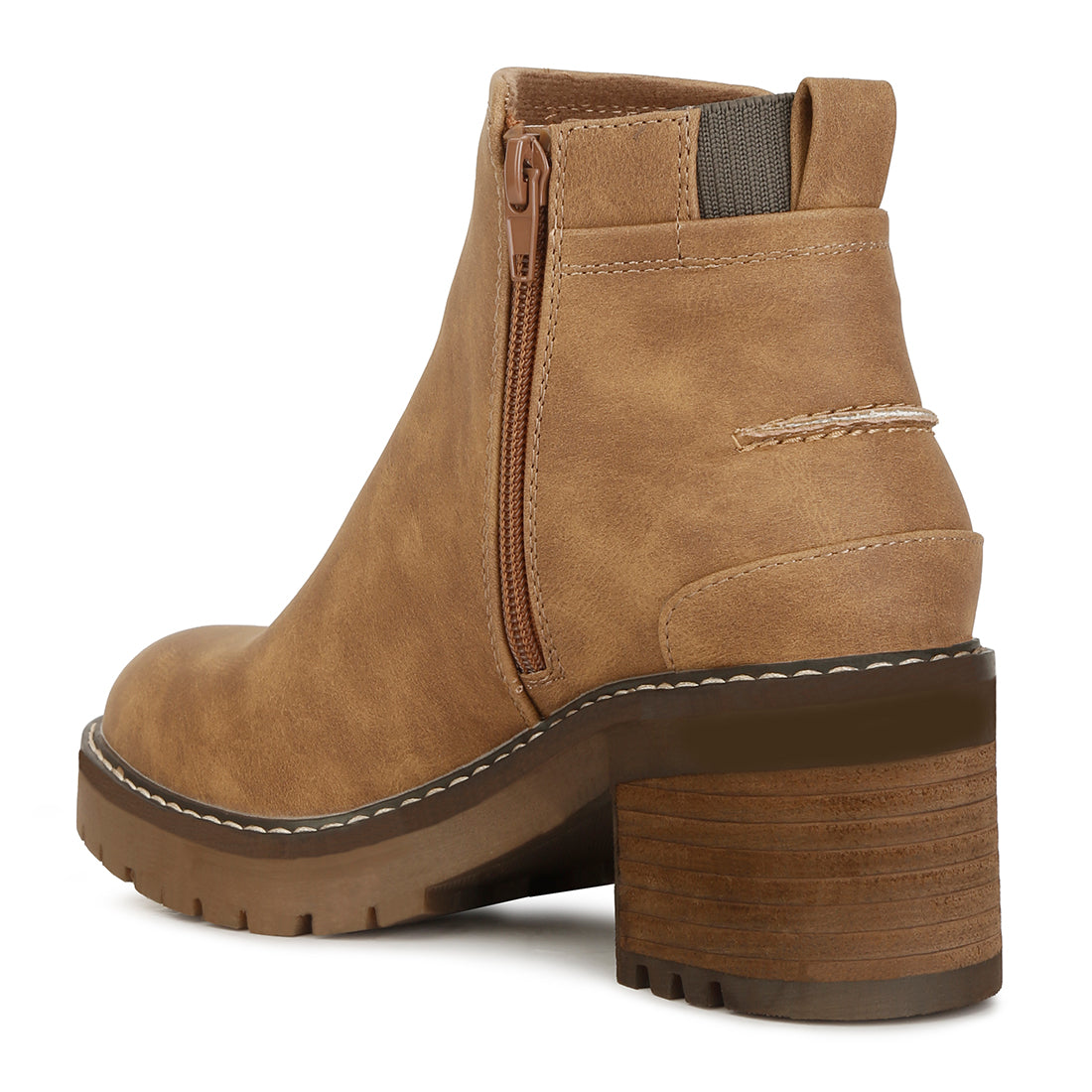 Chunky Heel Ankle Boots