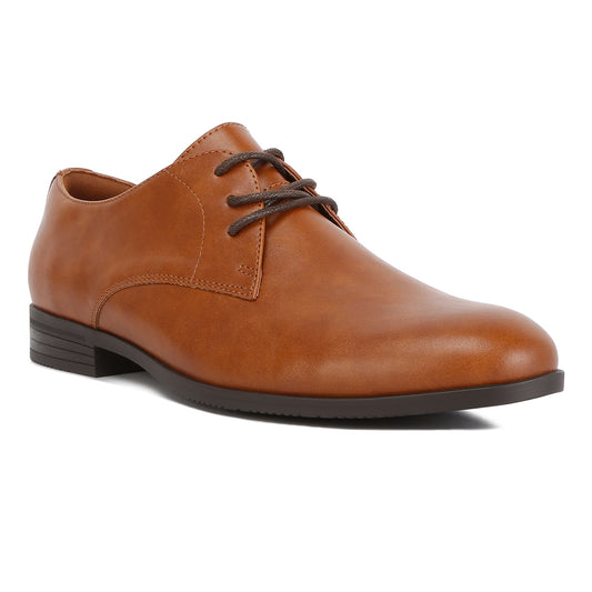 minimalist derby shoes#color_tan