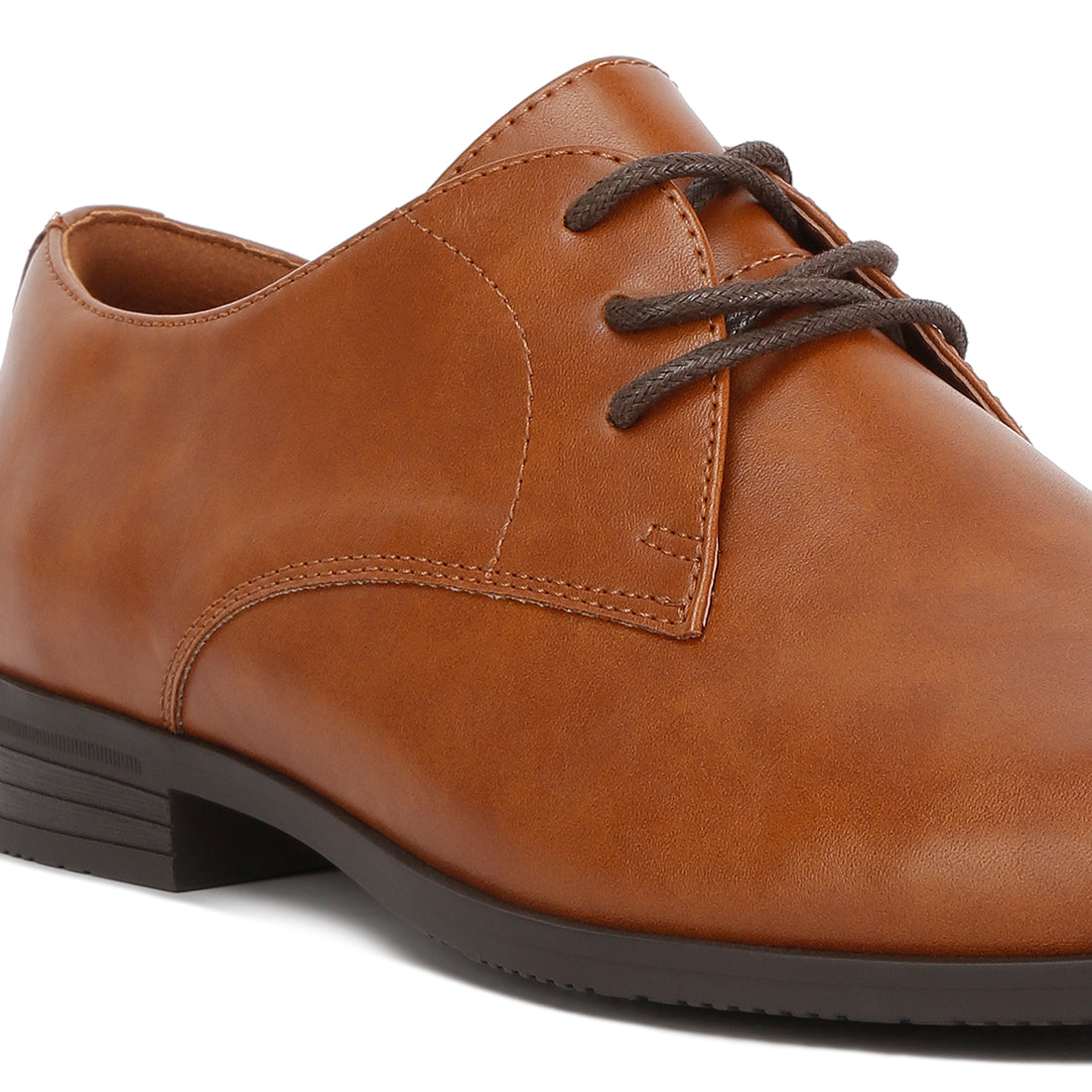 minimalist derby shoes#color_tan