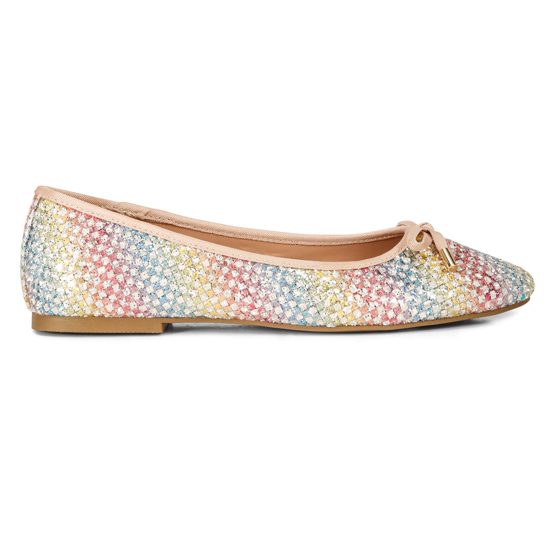 harriet giltter flat ballerina#color_multi