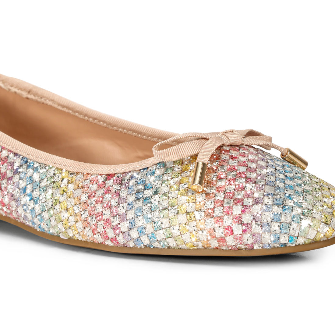 harriet giltter flat ballerina#color_multi