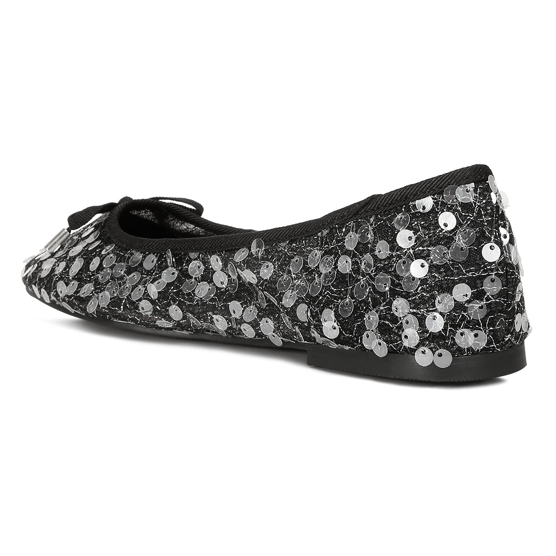 iysander embellished sheer ballet flats#color_black