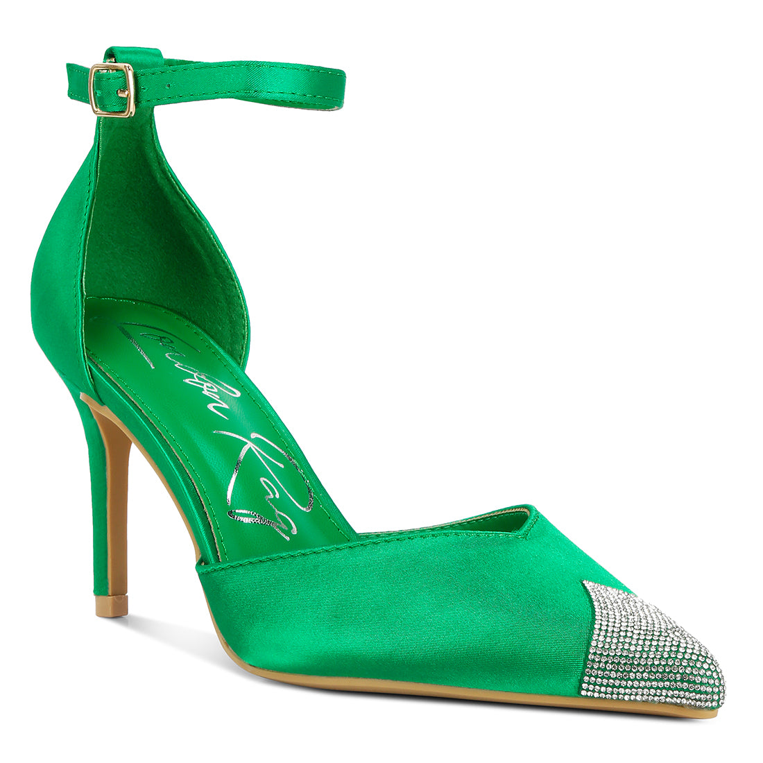 everalda toe cap embellished sandals#color_green