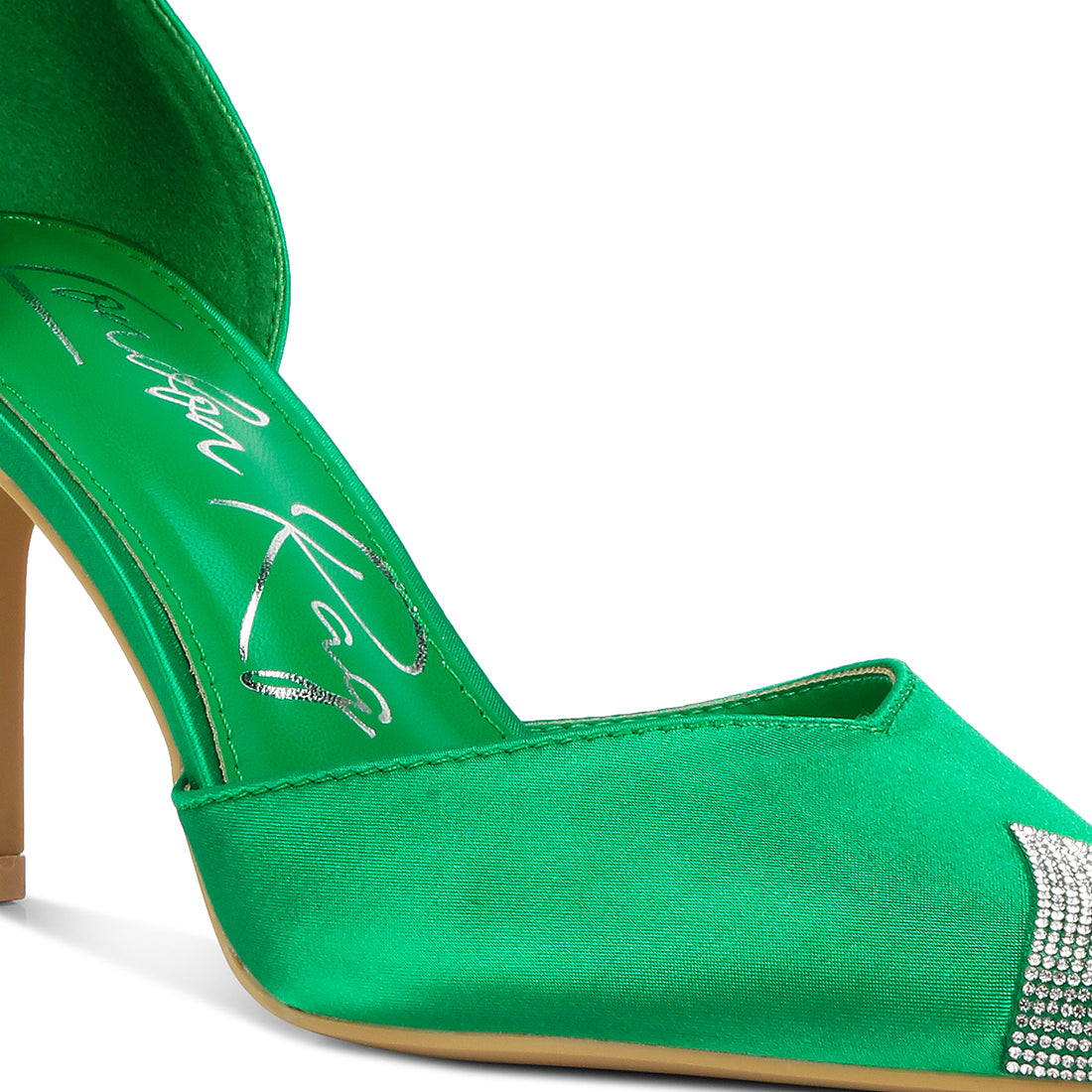 everalda toe cap embellished sandals#color_green