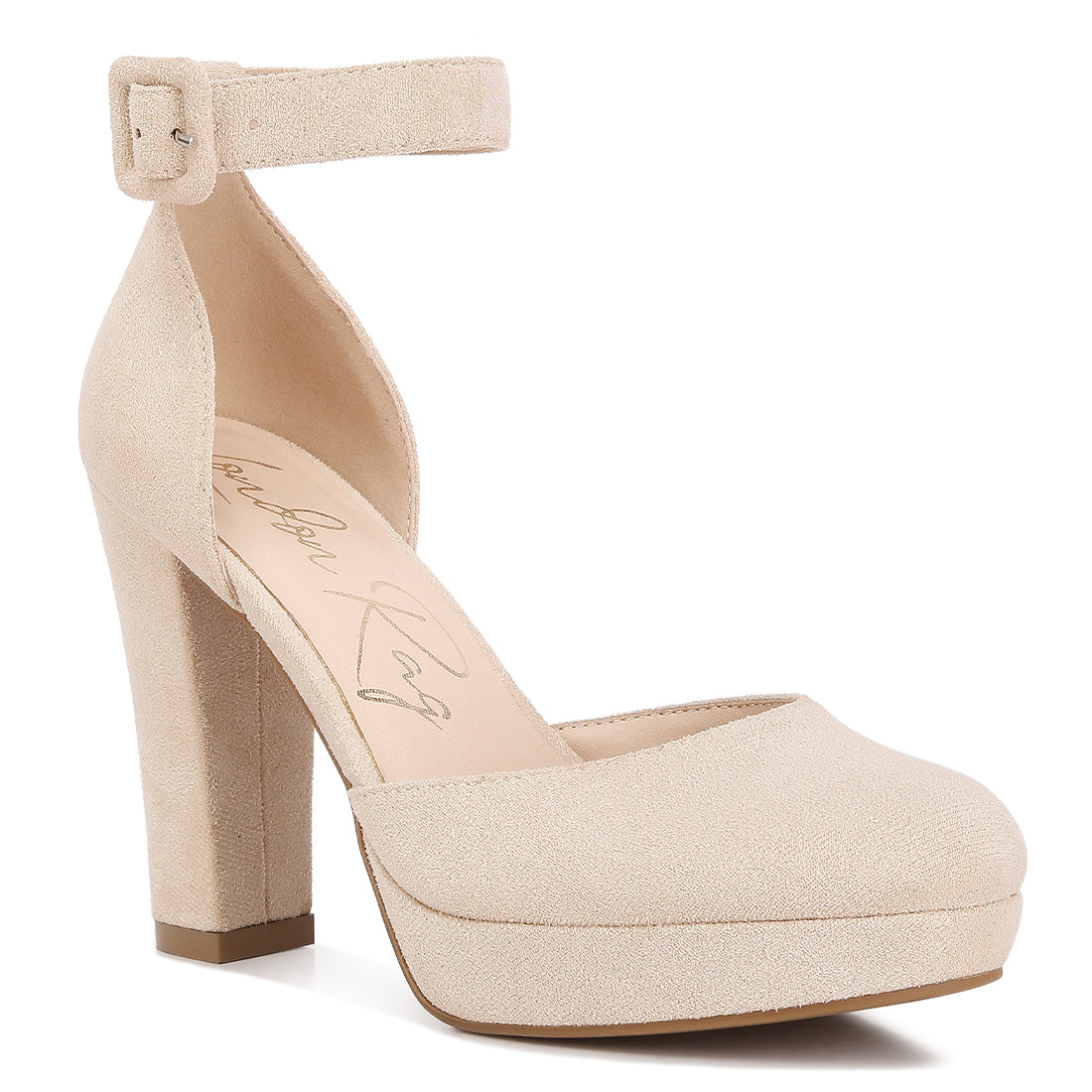 inigo interchangeable ankle strap platform sandals#color_beige