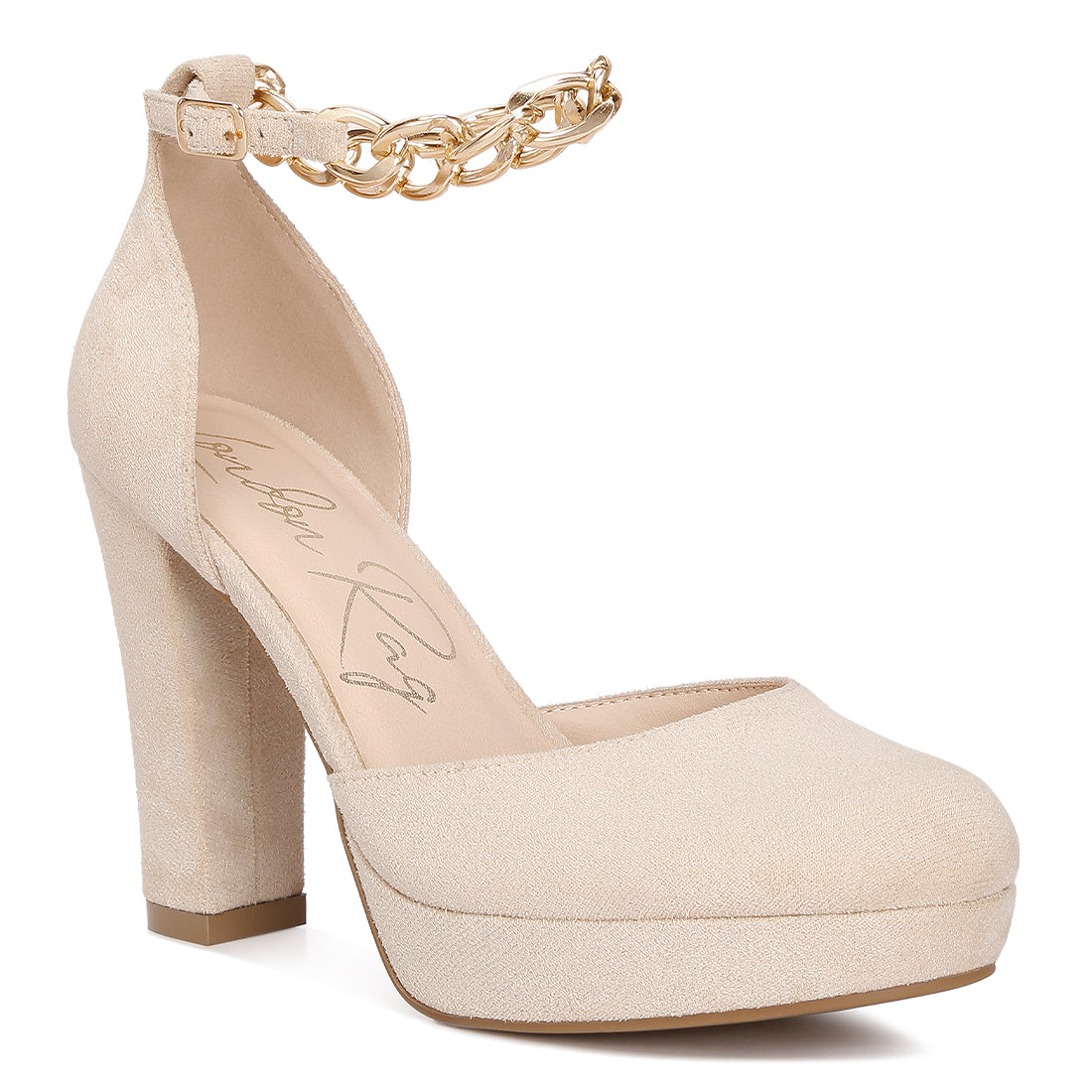 inigo interchangeable ankle strap platform sandals#color_beige