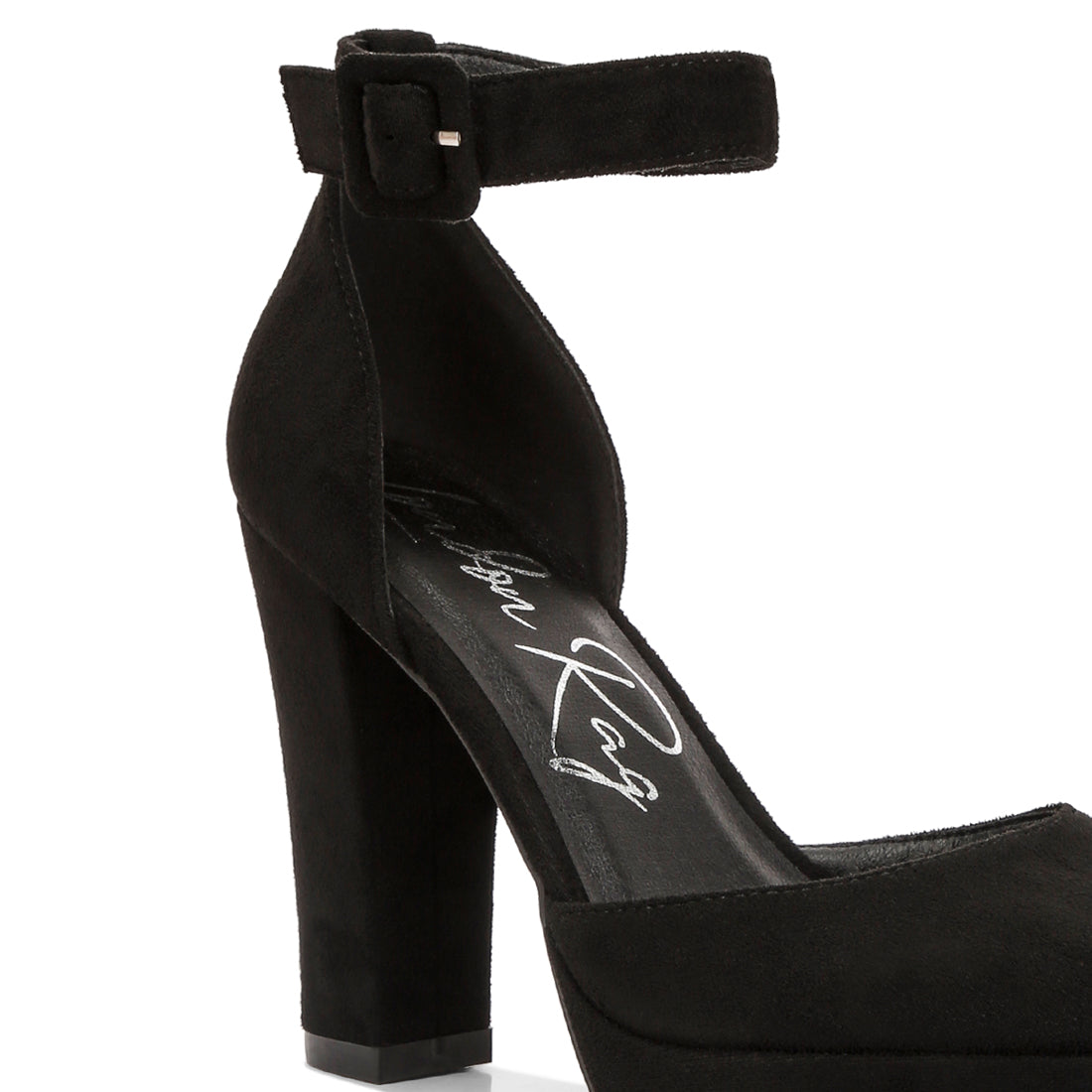 inigo interchangeable ankle strap platform sandals#color_black