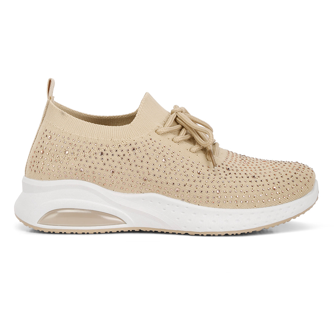 elizha stud embellished sneakers#color_beige