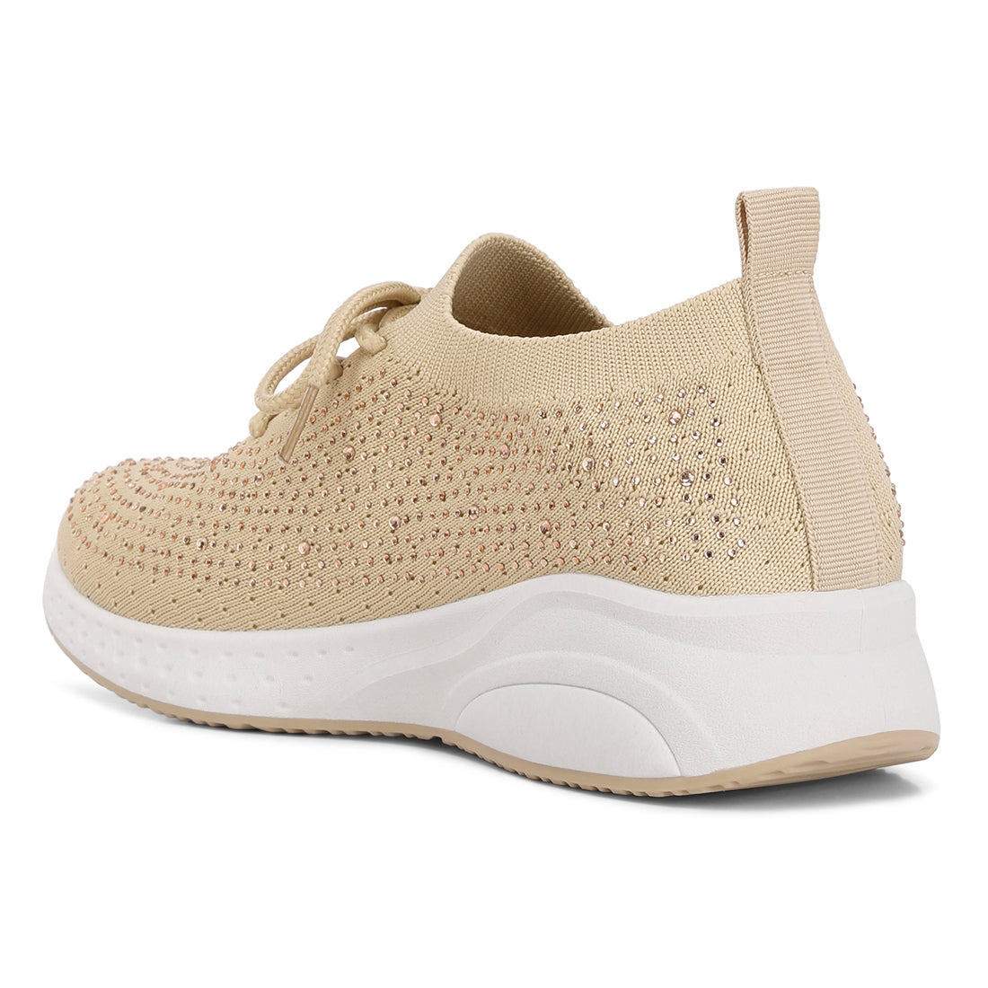 elizha stud embellished sneakers#color_beige