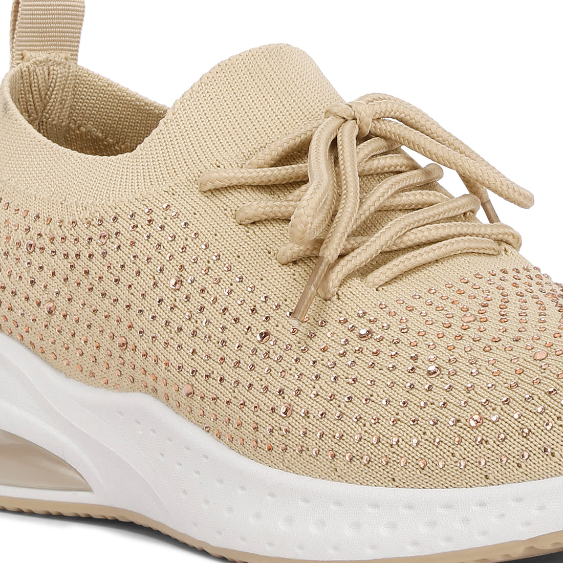 elizha stud embellished sneakers#color_beige