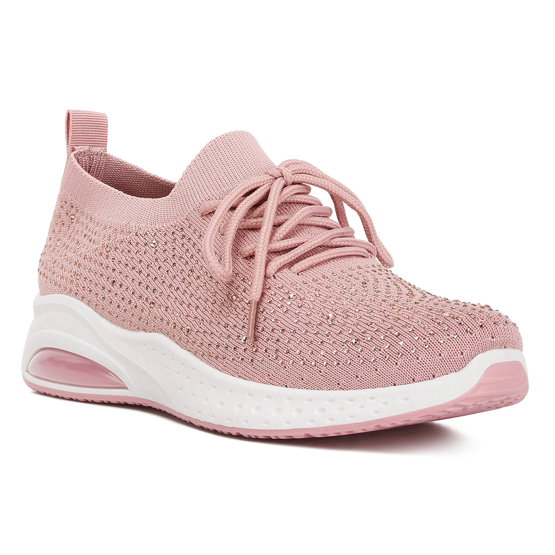 elizha stud embellished sneakers#color_blush