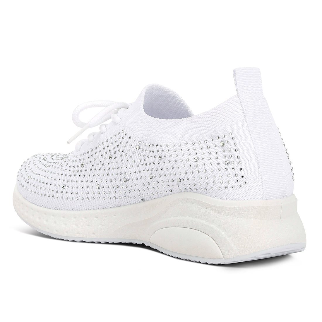 elizha stud embellished sneakers#color_white