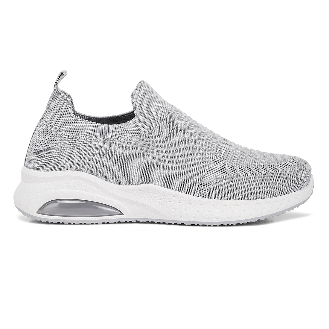 jafna knitted slip on sneakers#color_grey