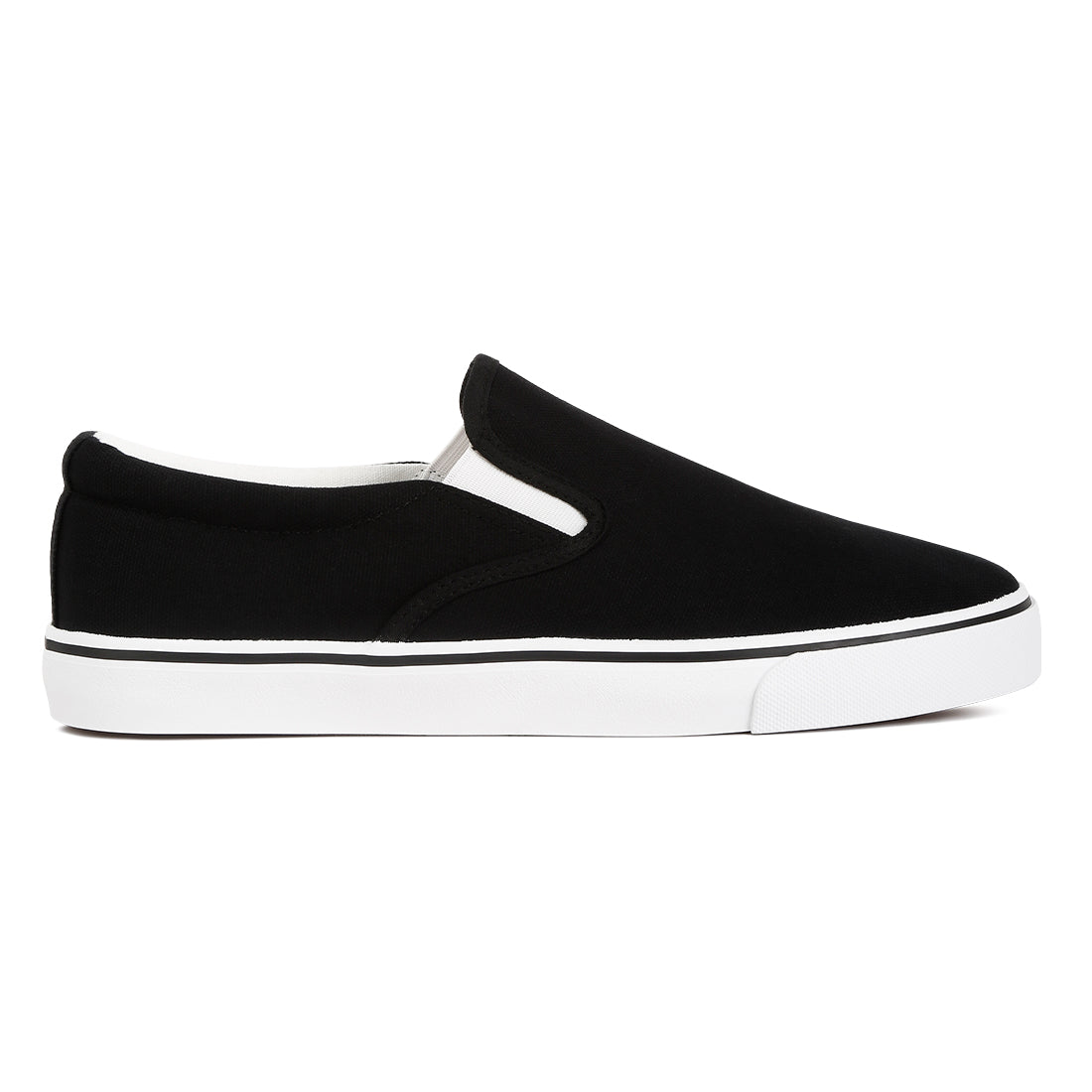 merlin canvas slip on sneakers#color_black