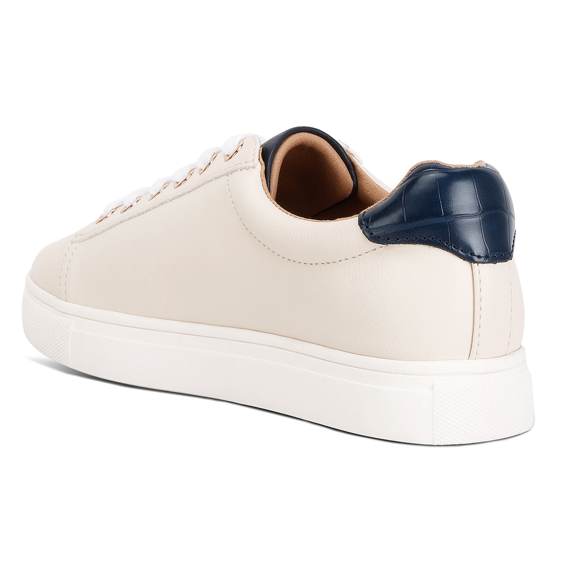 colette croc back panel sneakers#color_cream