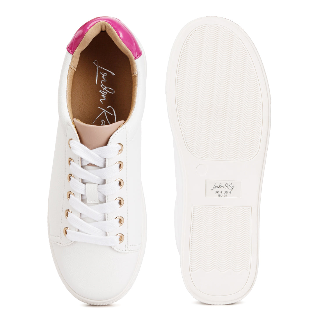 colette croc back panel sneakers#color_blush