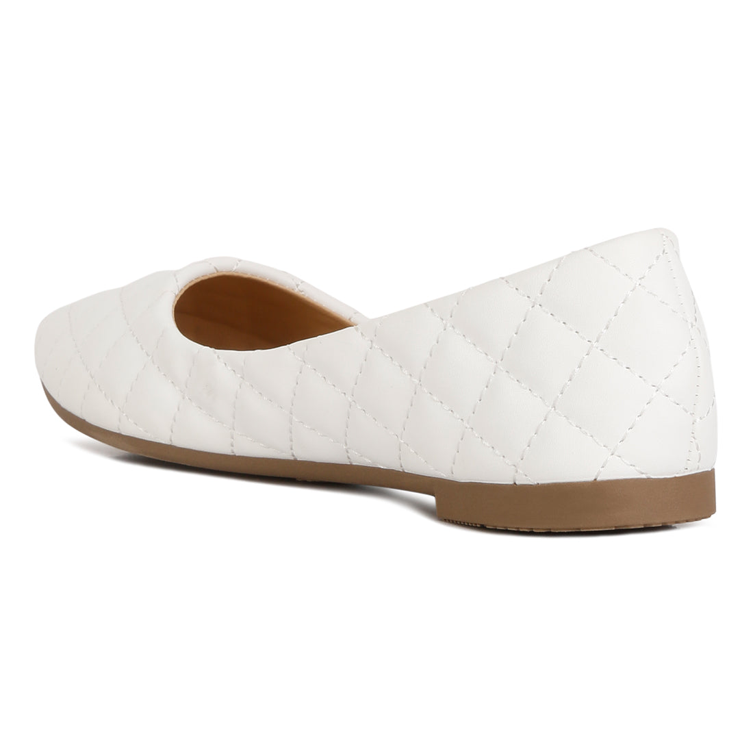quilted detail ballet flats#color_white