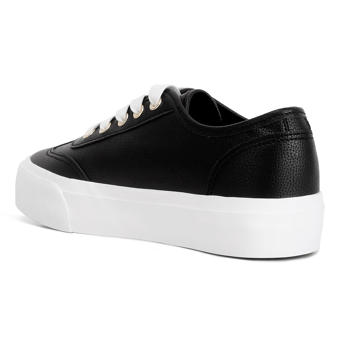 zenda chunky flatform sneakers#color_black