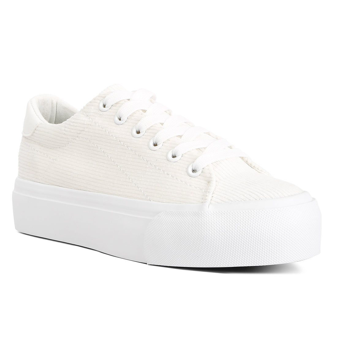 hyra solid flatform canvas sneakers#color_white