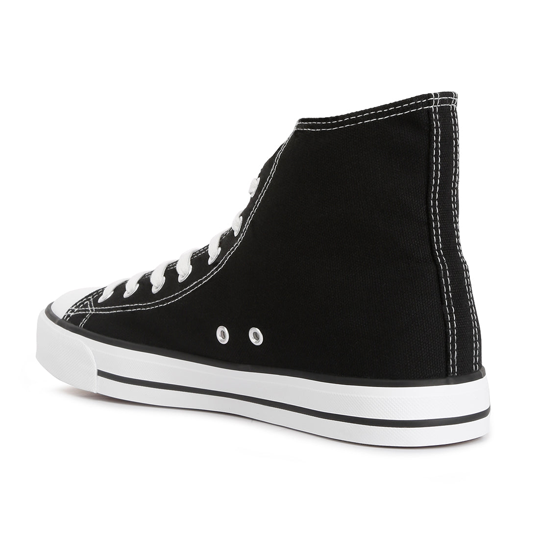 high ankle canvas sneakers#color_white