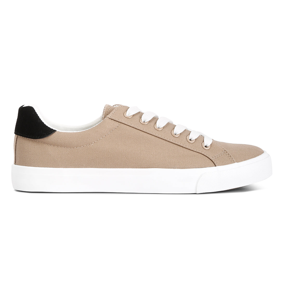 color block casual canvas sneakers#color_khaki