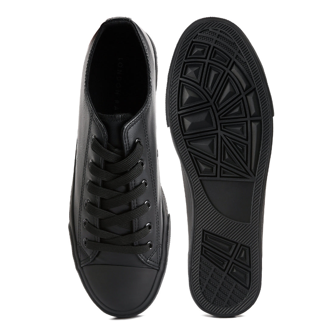 lace up basic sneakers#color_black