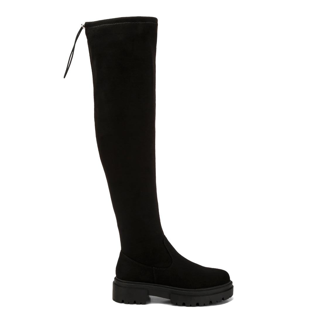 Babette Drawstring Detail Knee High Boots