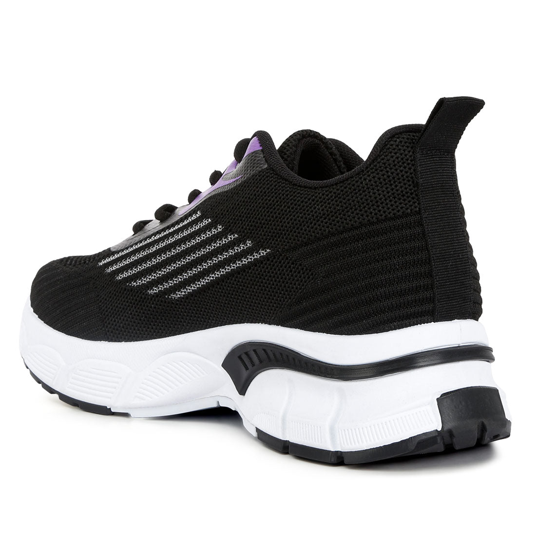 lug sole athletic sneakers#color_black