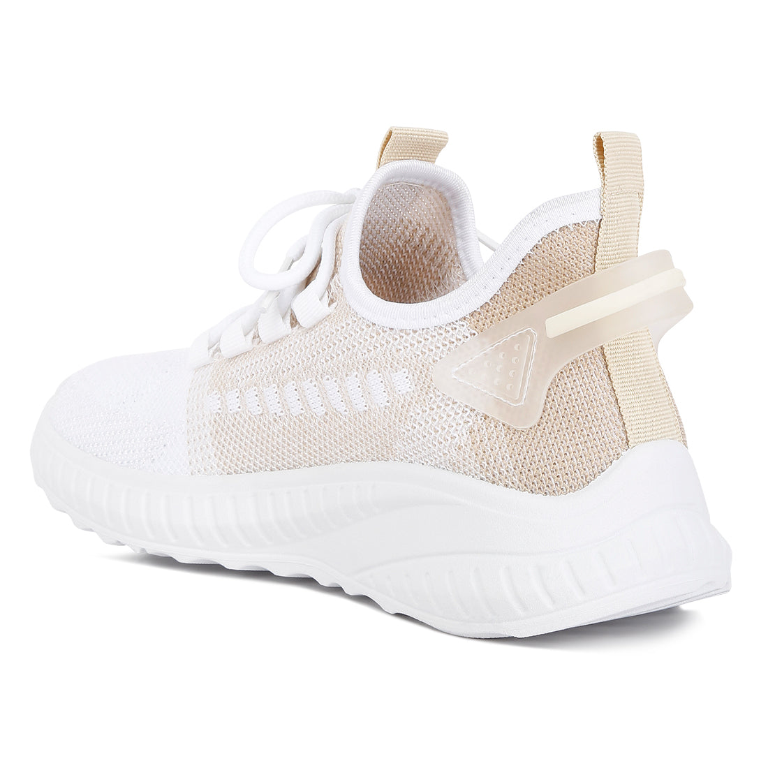 knitted chunky sneakers#color_beige