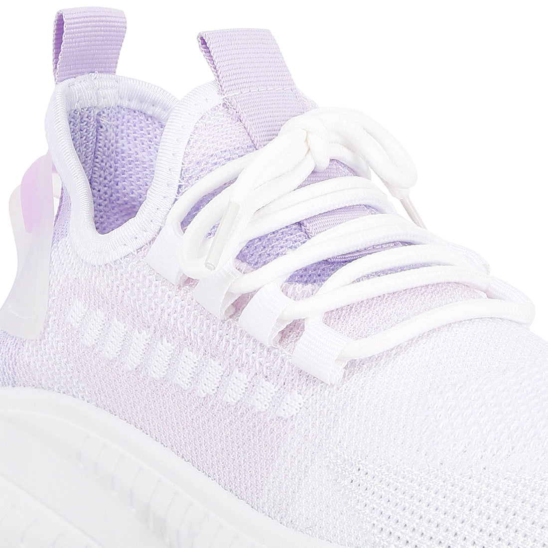 knitted chunky sneakers#color_purple