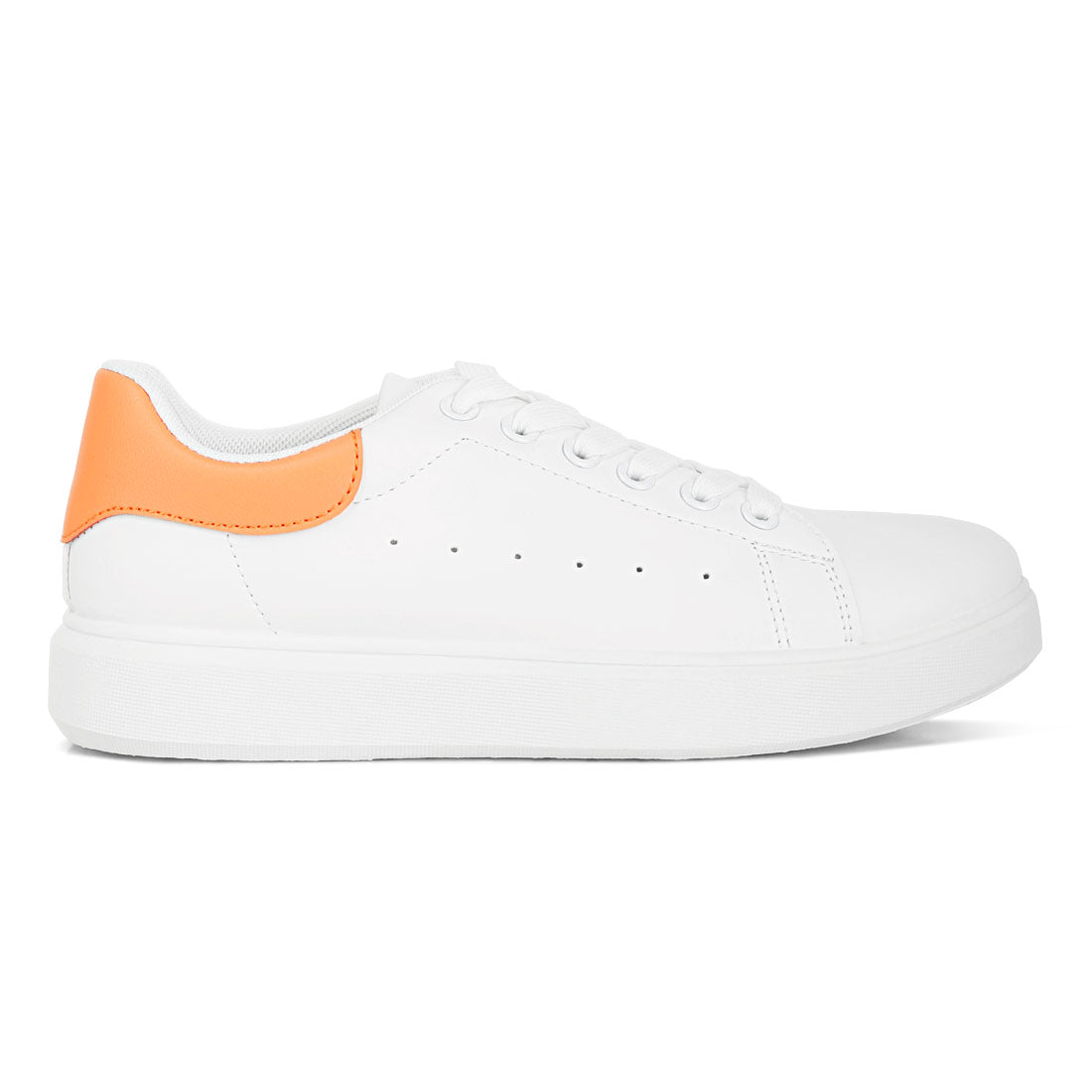 comfortable lace up sneakers#color_white