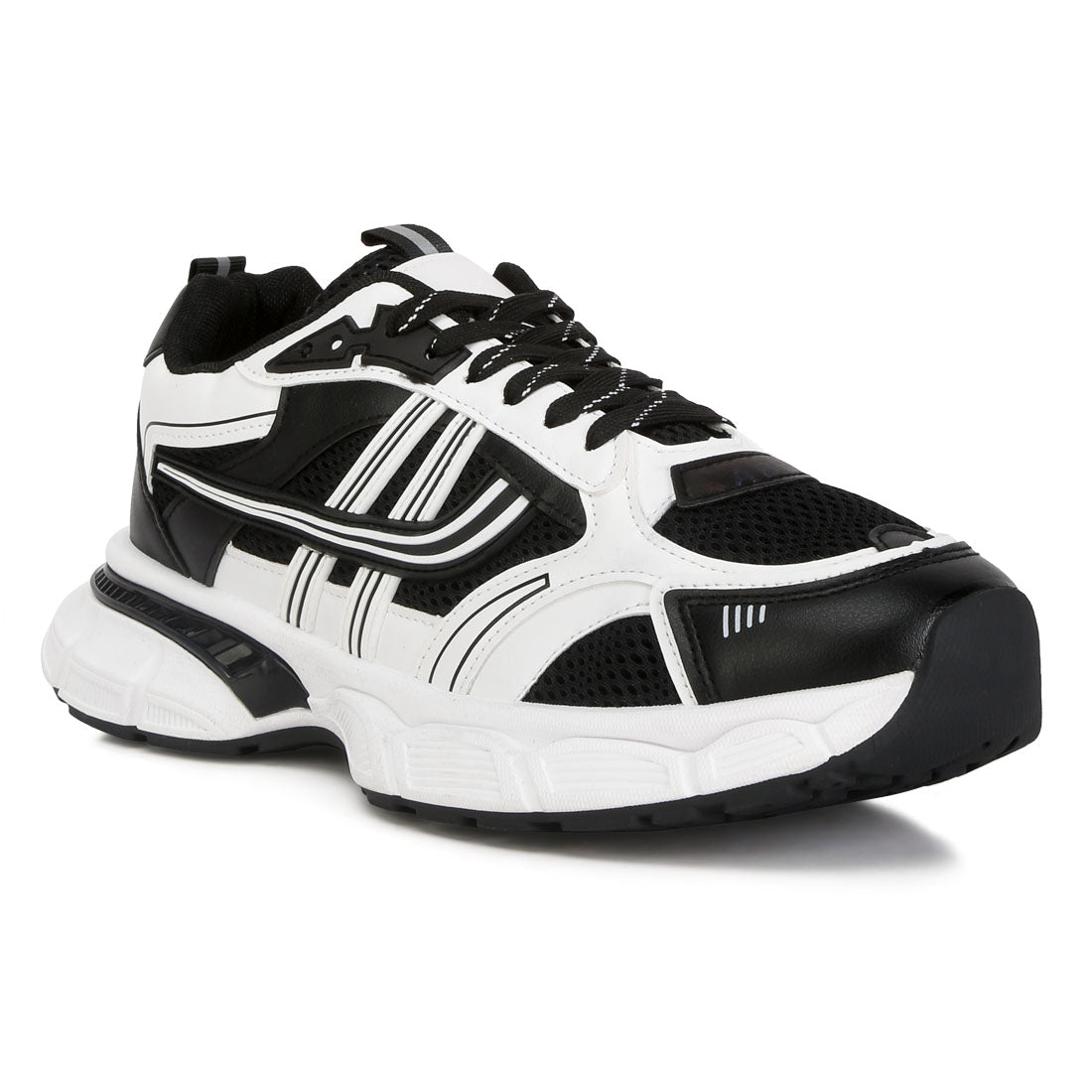 the adventure lace-up sneakers#color_black