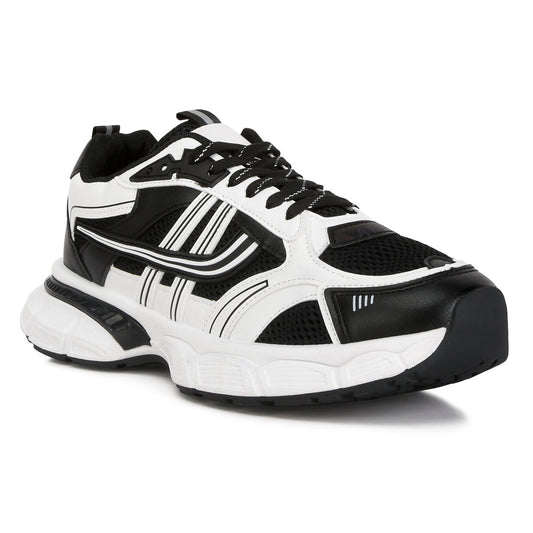 the adventure lace-up sneakers#color_black