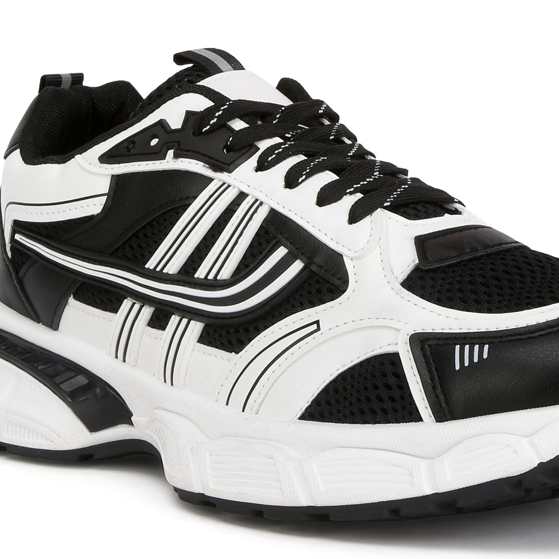 the adventure lace-up sneakers#color_black