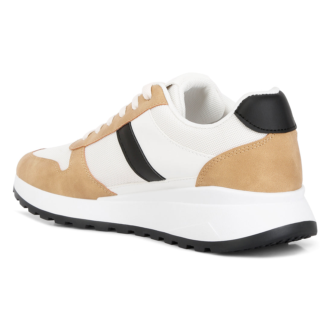 lug sole casual sneakers#color_beige