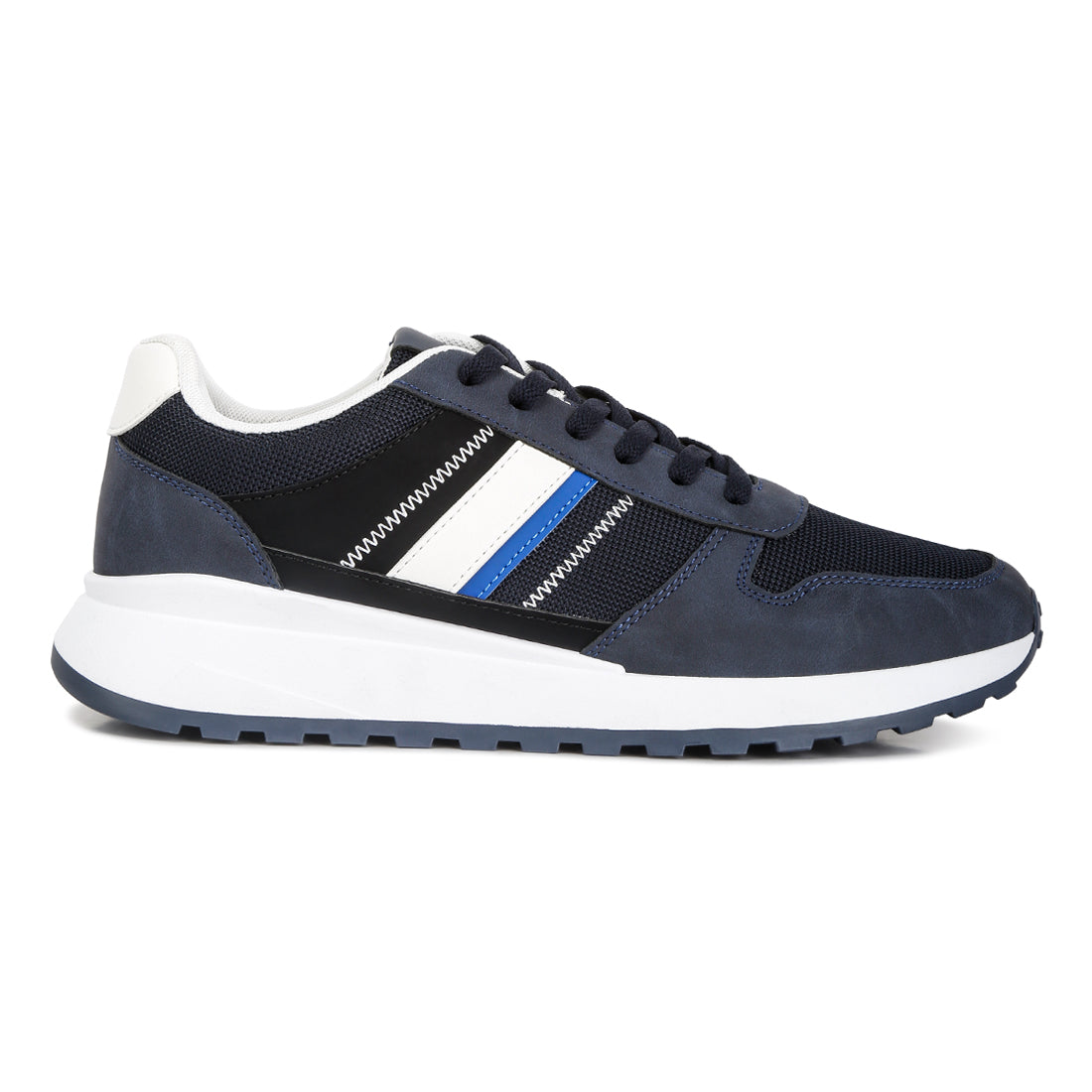 lug sole casual sneakers#color_navy