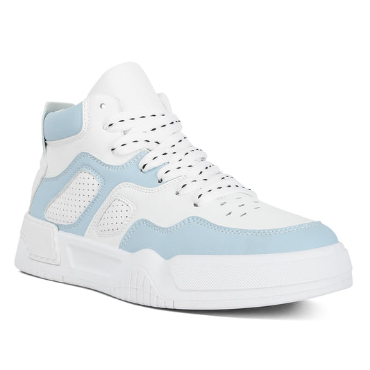 panelling detail ankle length sneakers#color_sky-blue