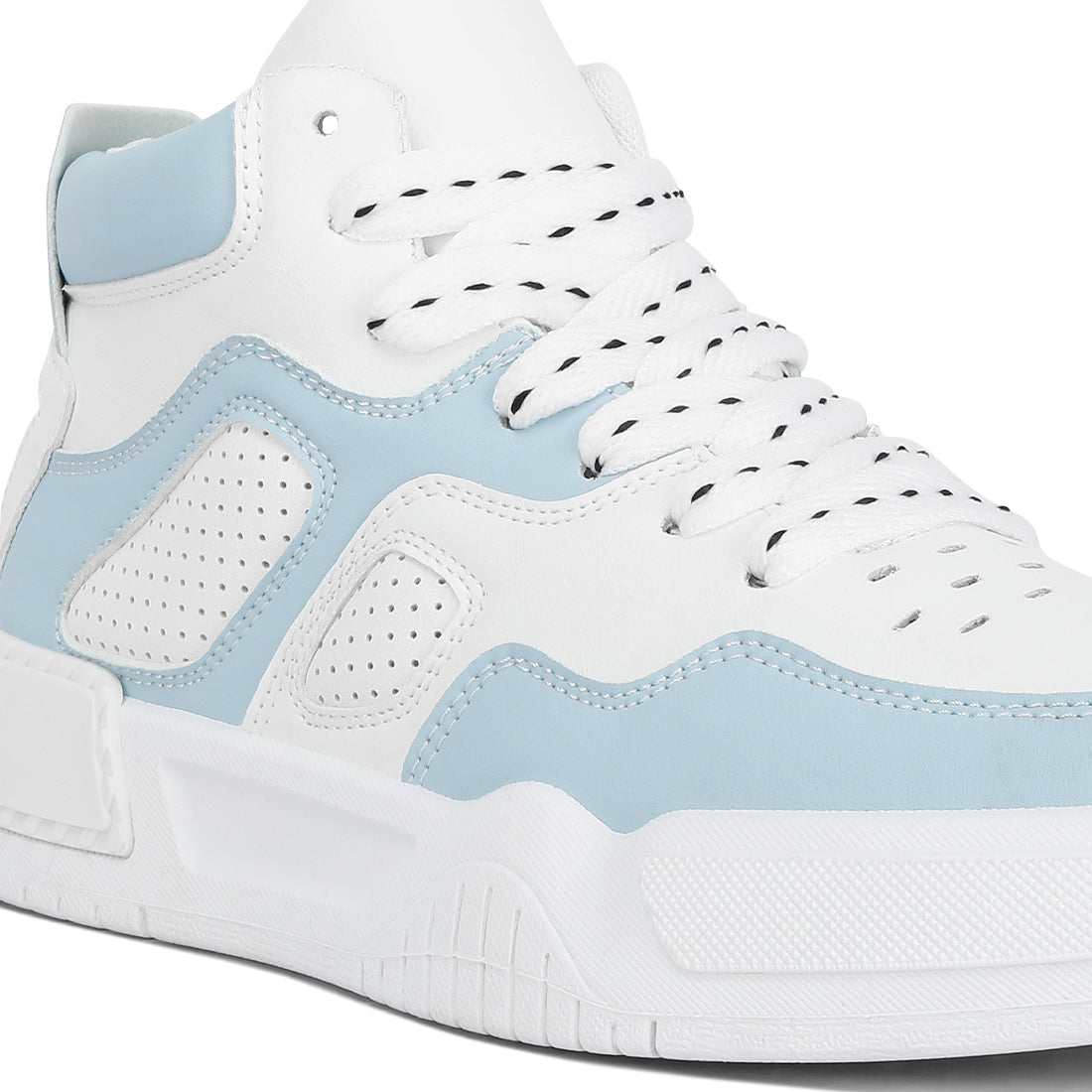 panelling detail ankle length sneakers#color_sky-blue