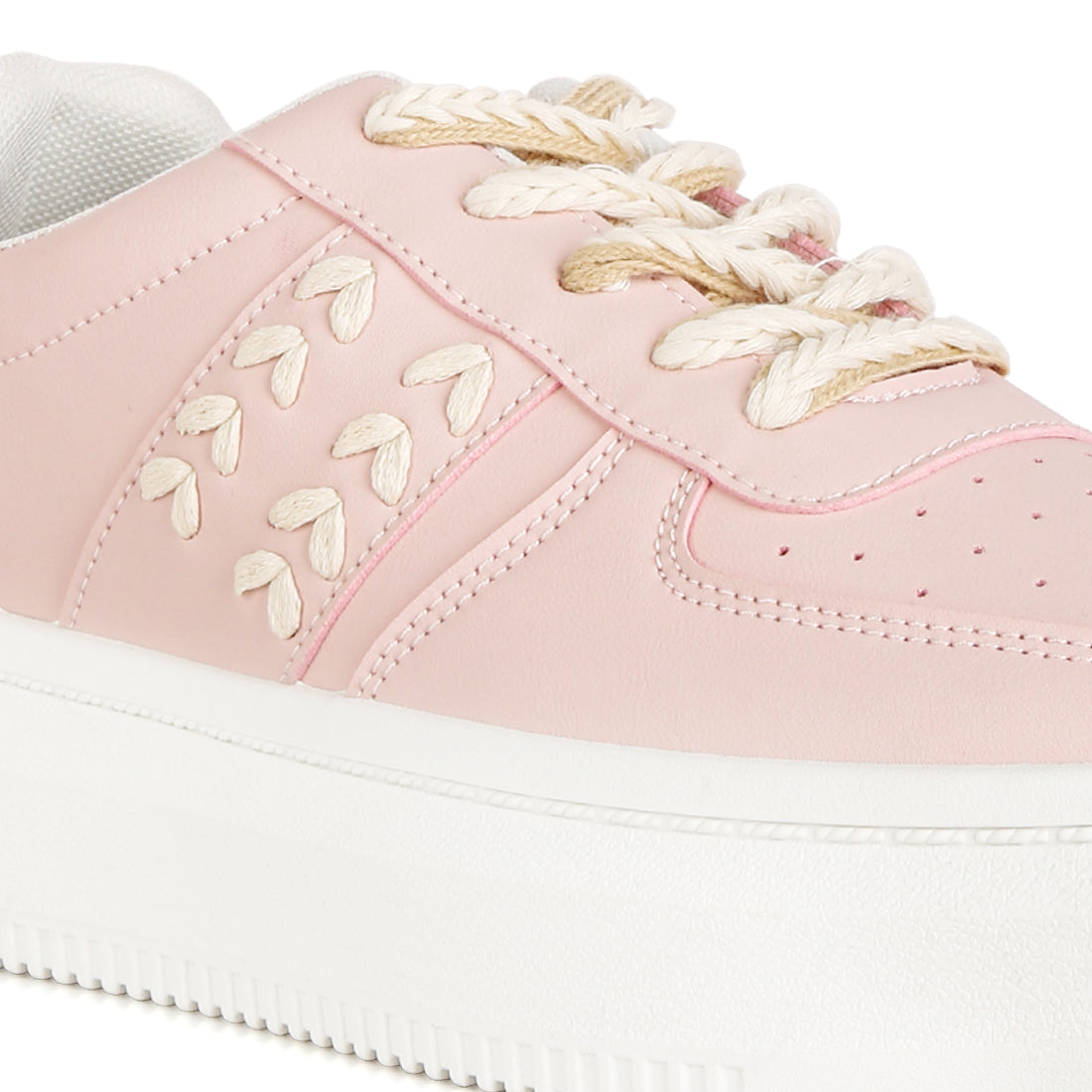 cross stitch detail sneakers#color_blush