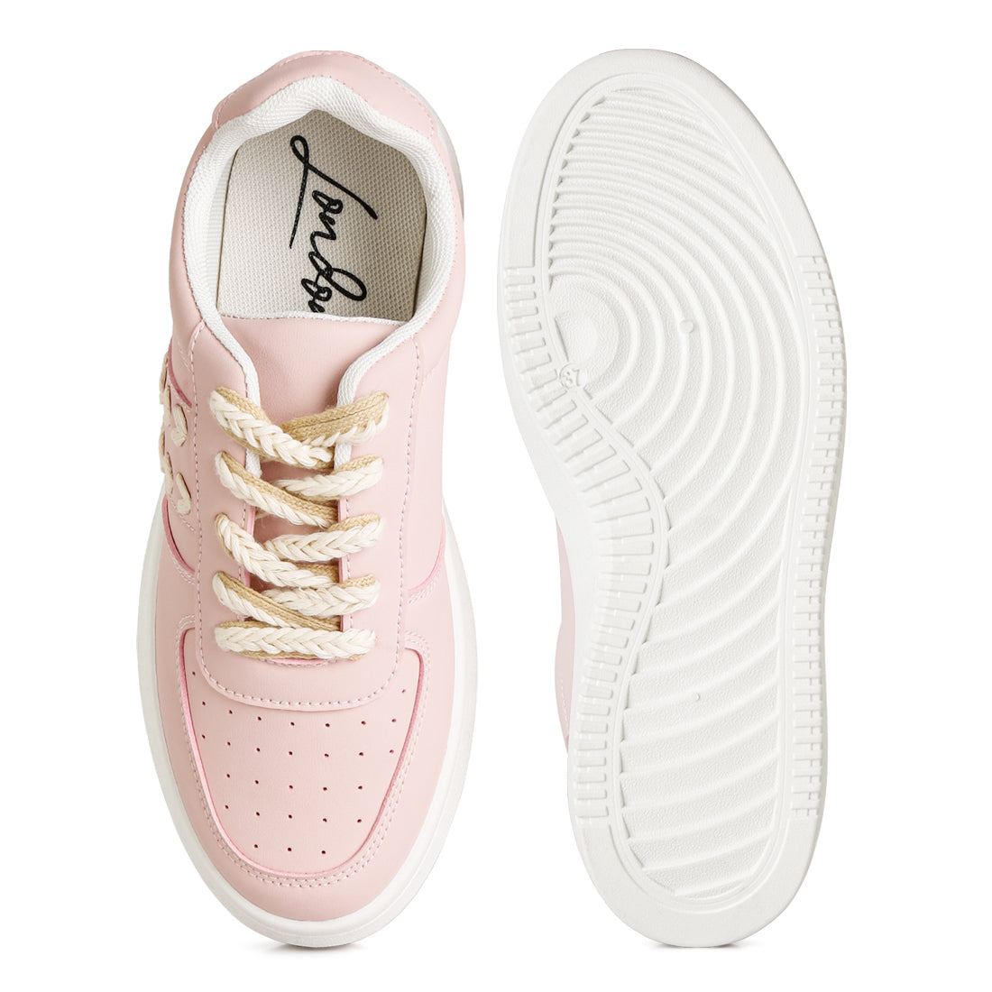 cross stitch detail sneakers#color_blush