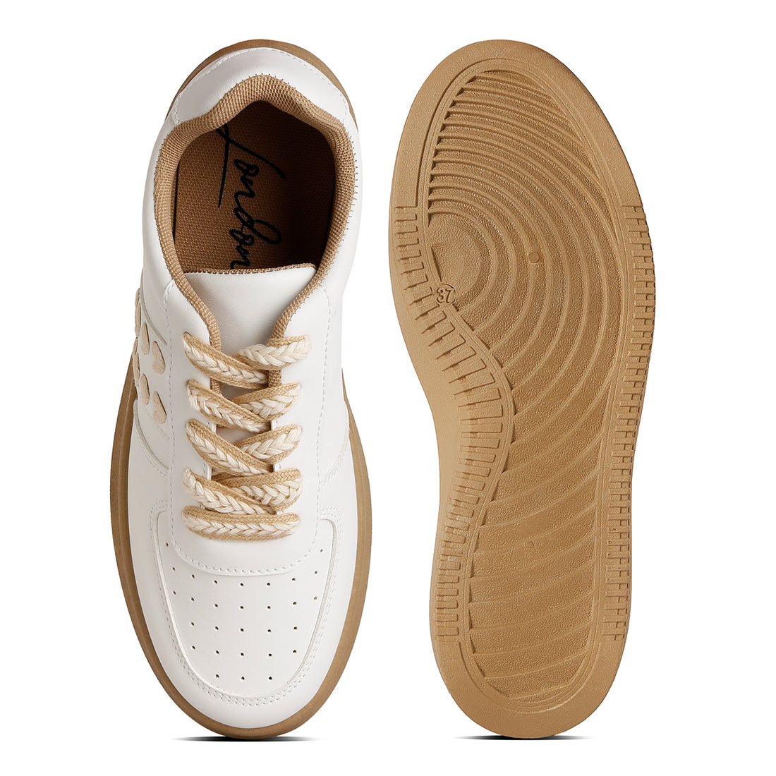 cross stitch detail sneakers#color_white