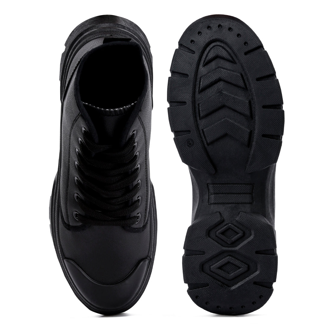 chunky lace up boots#color_black