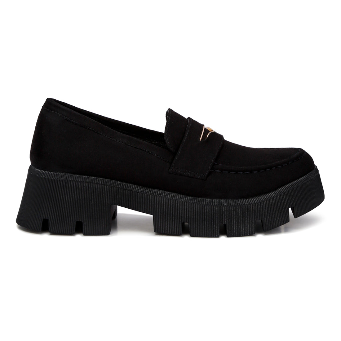 micro suede chunky loafers#color_black