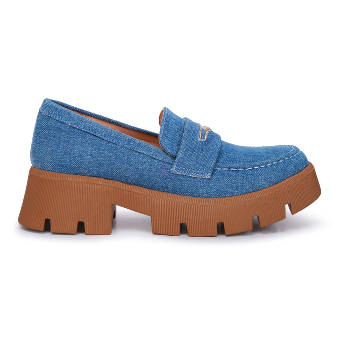 micro suede chunky loafers#color_blue