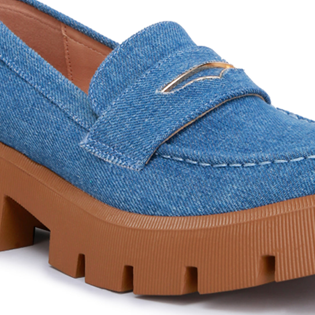 micro suede chunky loafers#color_blue