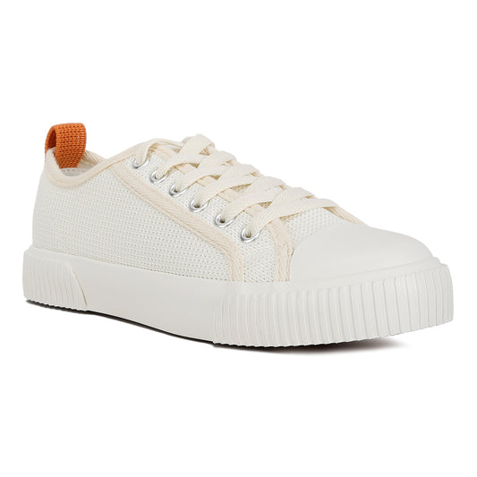 chunky sole knitted textile sneakers#color_beige