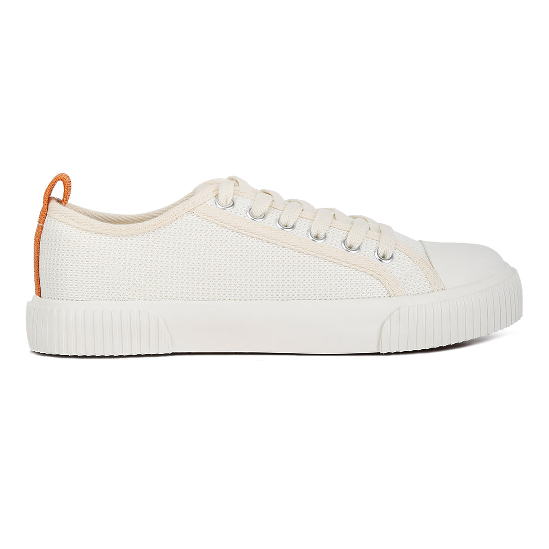 chunky sole knitted textile sneakers#color_beige