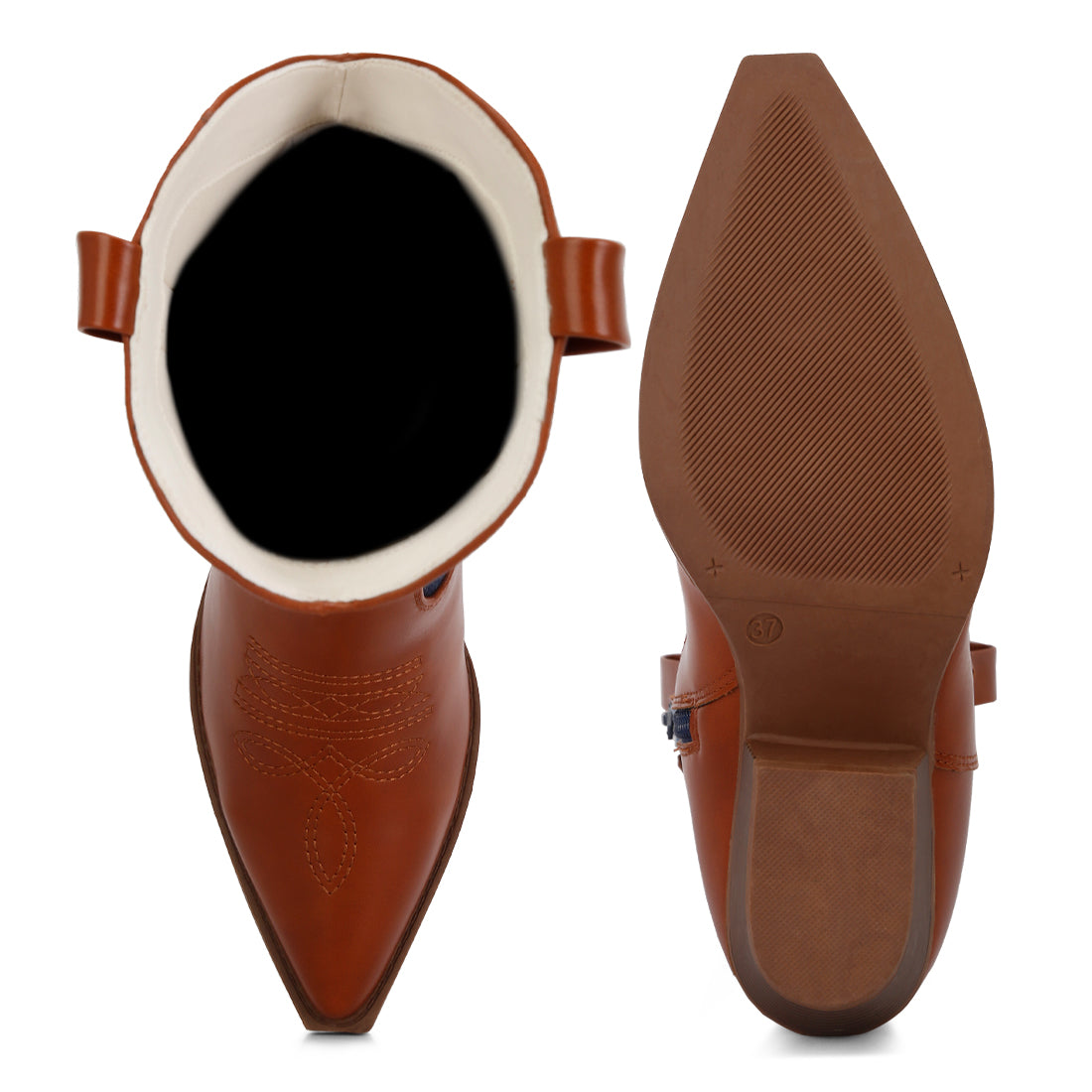 fallen patchwork cowboy boots#color_blue